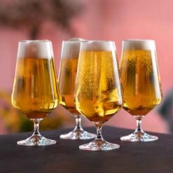 Cheers! Beer Glass, Set Of 4 -Home Sale Store cheers beer mood