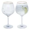 Glitz Gold Gin & Tonic Copa, Set Of 2 -Home Sale Store goldcopap