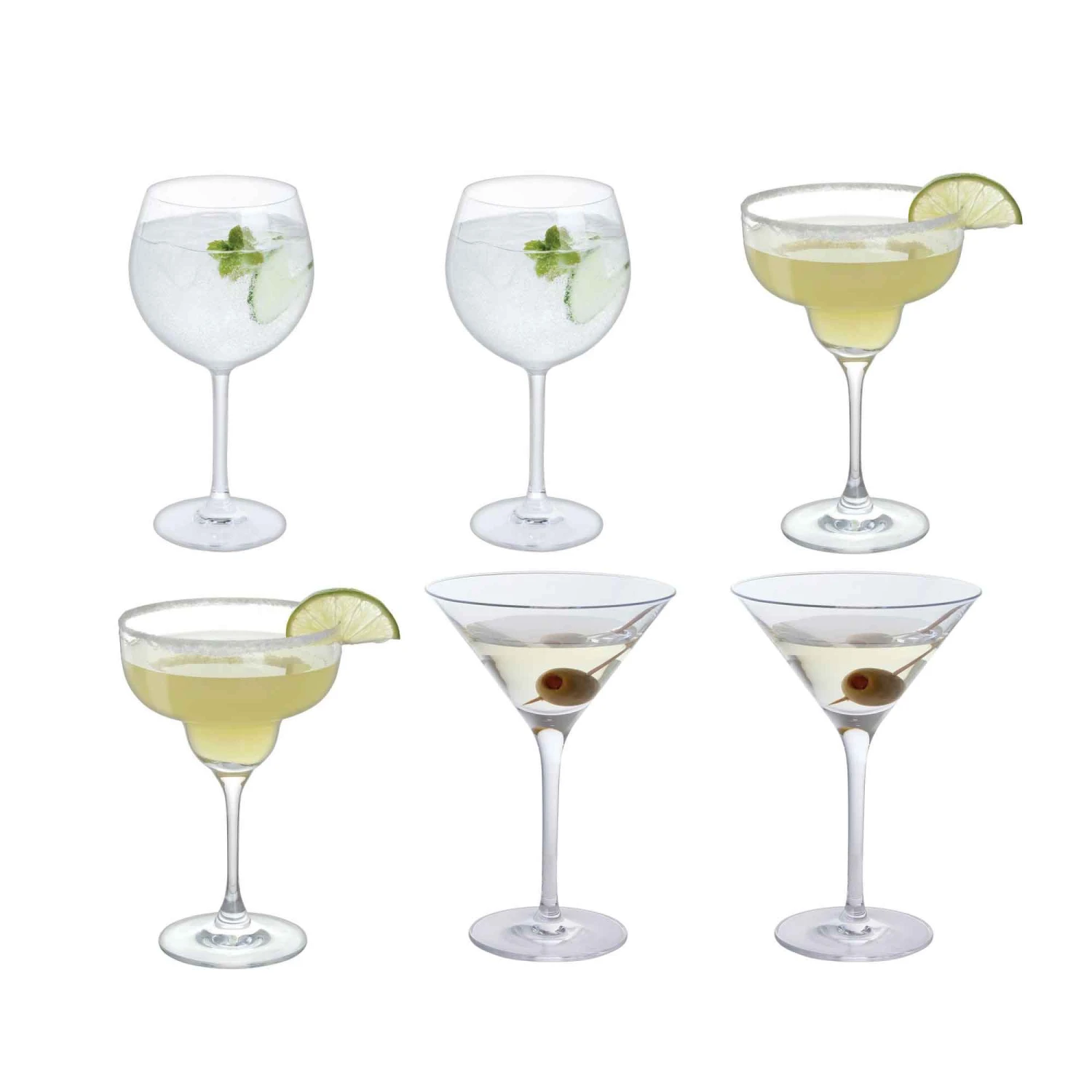 Bar Six Cocktail, Set Of 6 3 Bar Six Cocktail, Set Of 6