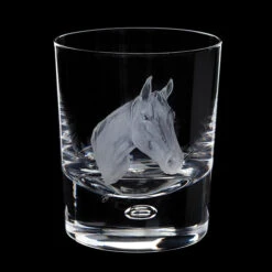 Hand Engraved Horse Tumbler