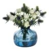 Cushion Medium Vase Ink Blue -Home Sale Store medium vase ink blue flowers