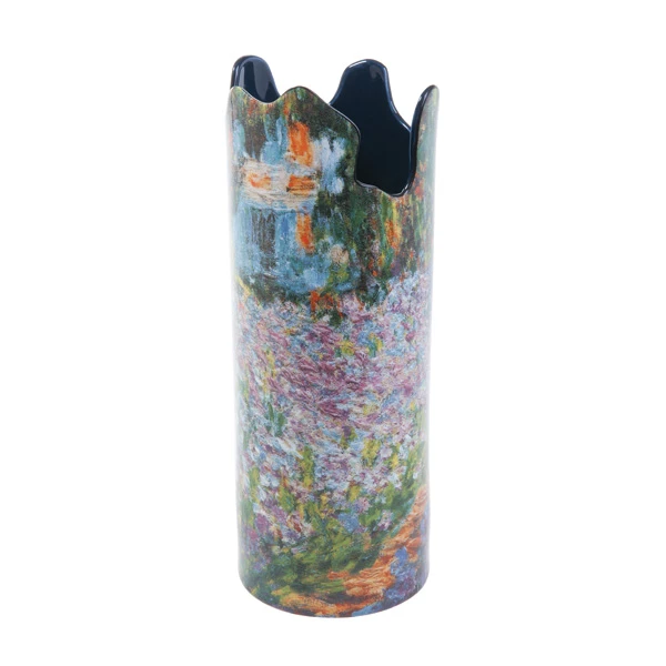 John Beswick Silhouette D'art Vase - Monet - Irises In Garden 3 John Beswick Silhouette D'art Vase - Monet - Irises In Garden