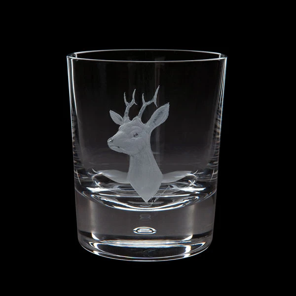 Hand Engraved Game Roebuck Tumbler 3 Hand Engraved Game Roebuck Tumbler