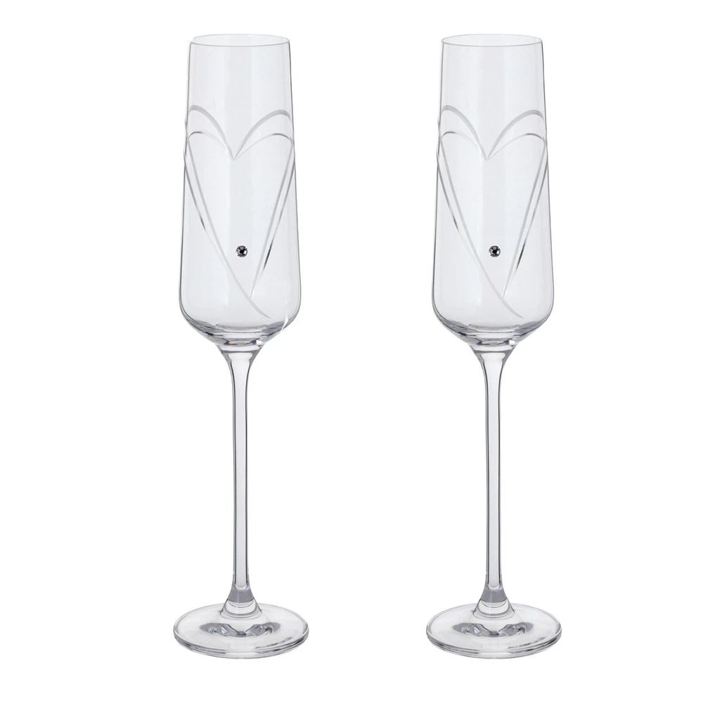 Glitz Romance Champagne Flutes 4 Glitz Romance Champagne Flutes - Image 2