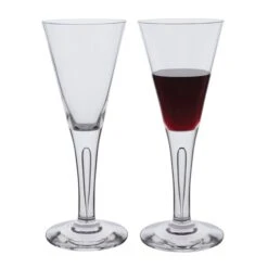 Sharon Claret Red Wine Glass, Set Of 2