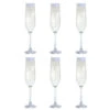 Six Champagne Flute, Set Of 6 2 Six Champagne Flute, Set Of 6 -Home Sale Store six flute cutout 6 co