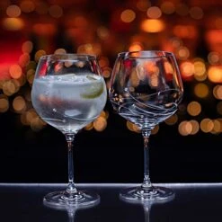Glitz Gin & Tonic Copa, Set Of 2 -Home Sale Store st2557 13 n p mood