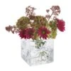 Marguerite Square Vase Clear 2 Marguerite Square Vase Clear -Home Sale Store va3423 cl marguerite square clear co 1