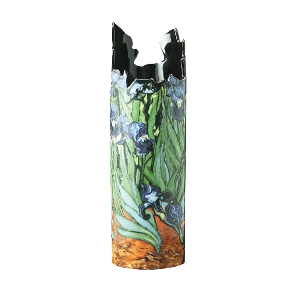 John Beswick Silhouette D'art Vase - Van Gogh Irises 3 John Beswick Silhouette D'art Vase - Van Gogh Irises