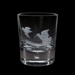 Hand Engraved Game Woodcock Tumbler